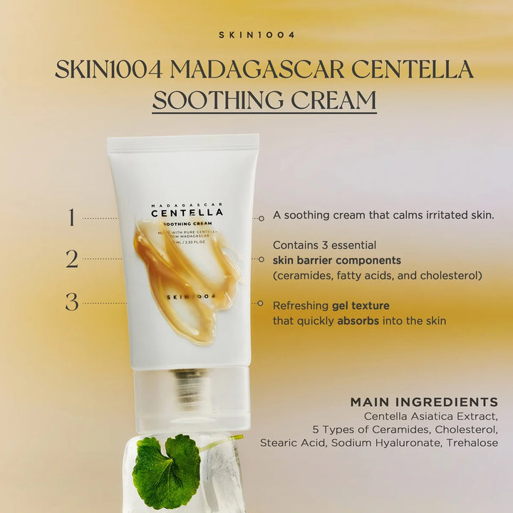 Madagascar Centella Soothing Cream - GLAM MODA