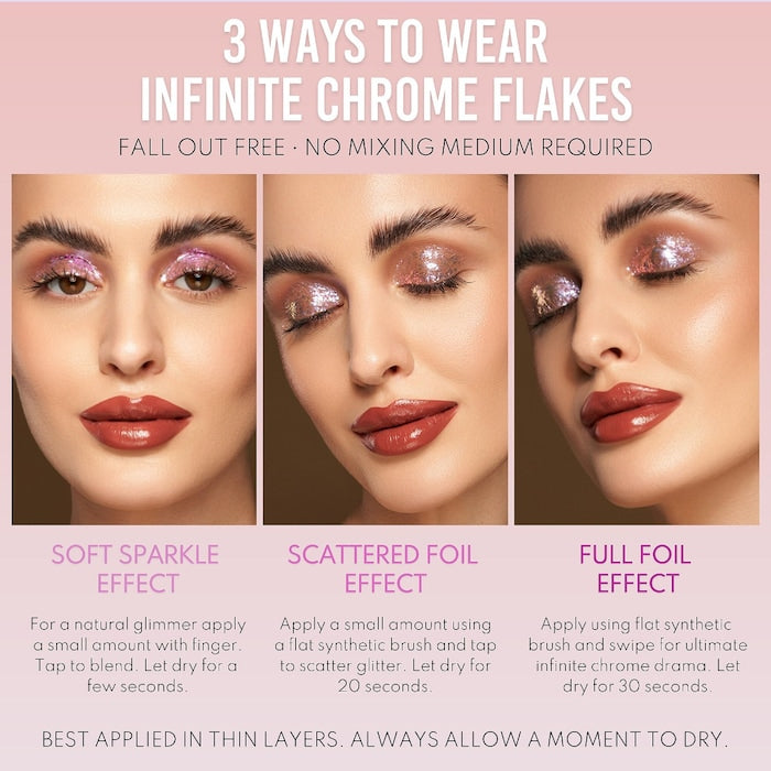 Infinite Chrome Flakes Multichrome Gel for Eyes & Face - GLAM MODA