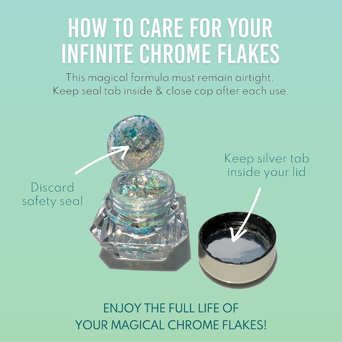 Infinite Chrome Flakes Multichrome Gel for Eyes & Face - GLAM MODA