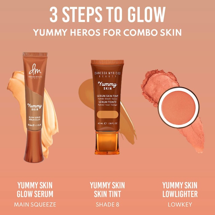Yummy Skin Blurring Balm Powder Lowlighter Soft Glow Highlighter - GLAM MODA