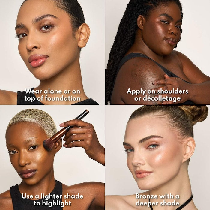 Yummy Skin Blurring Balm Powder Lowlighter Soft Glow Highlighter - GLAM MODA