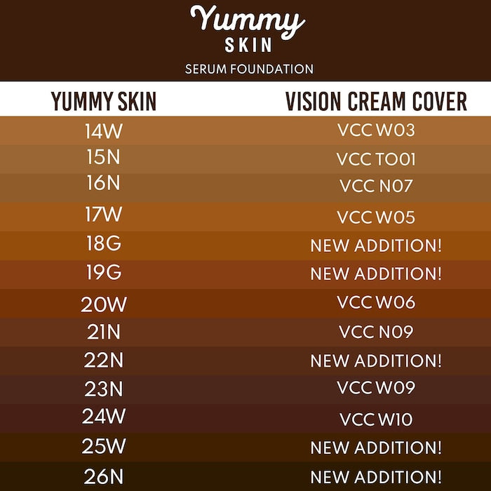 Yummy Skin Serum Foundation - GLAM MODA