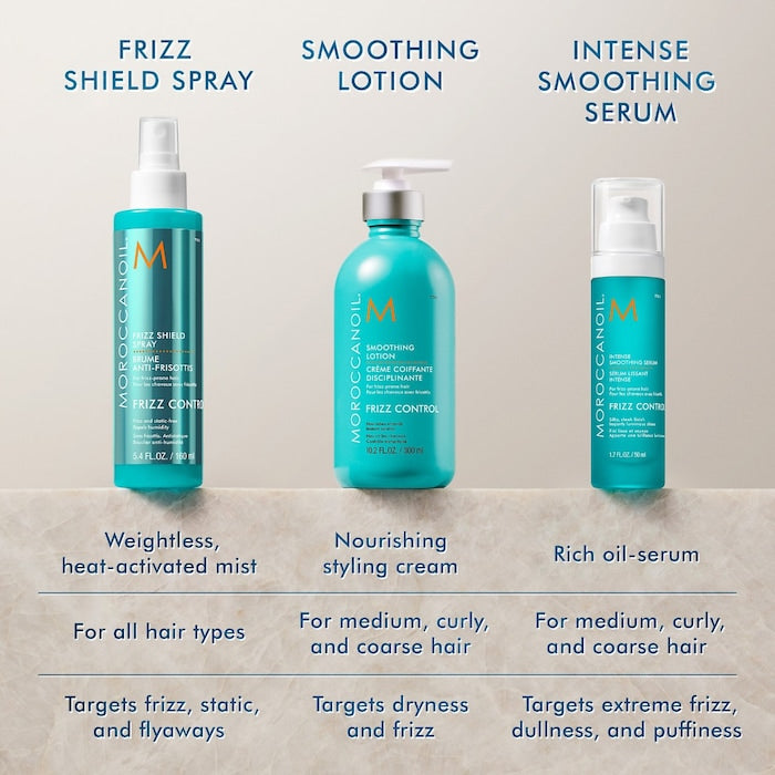Intense Smoothing Frizz Control Hair Serum - GLAM MODA