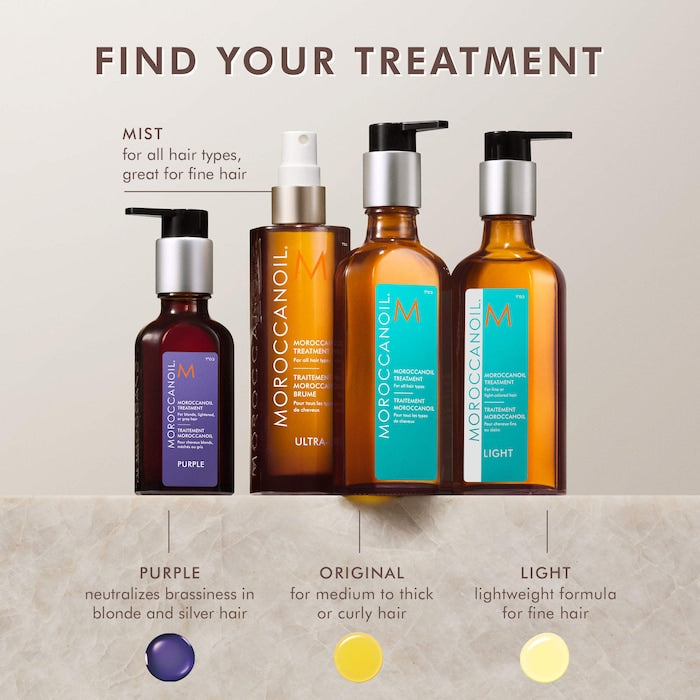 Moroccanoil Treatment Purple Hair Oil for Blonde Hair - GLAM MODA