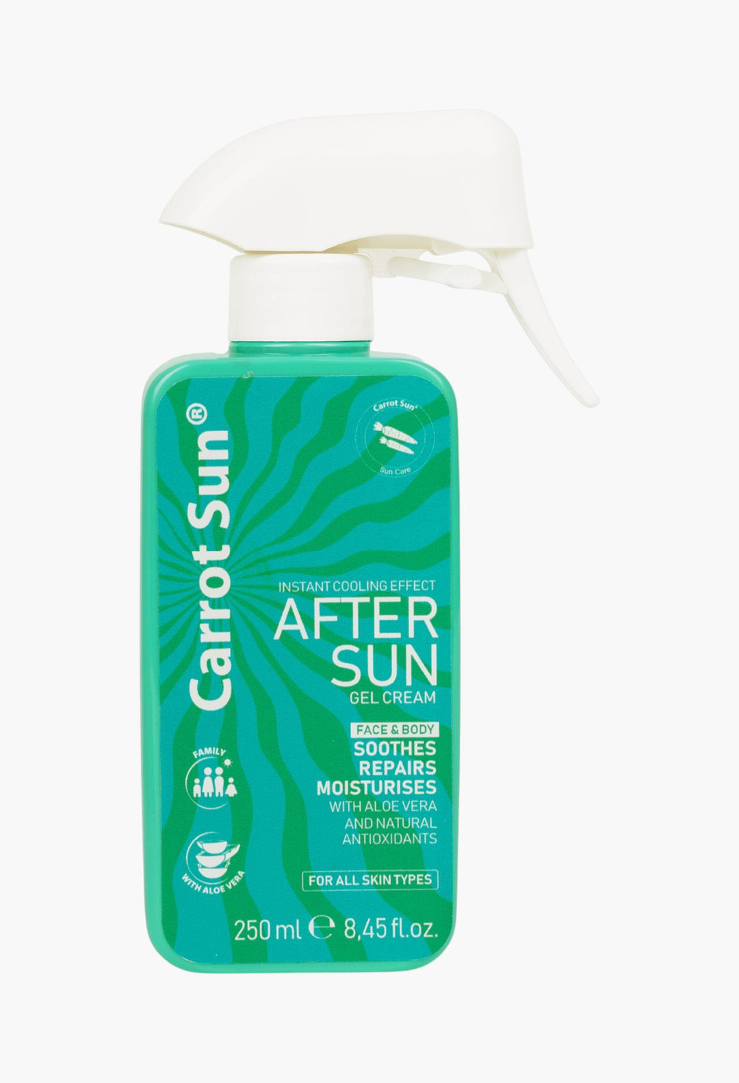 Aftersun Carrot Sun – Face And Body Gel Cream With Aloe Vera ( Soothes, Repairs, Moisturize ) - GLAM MODA