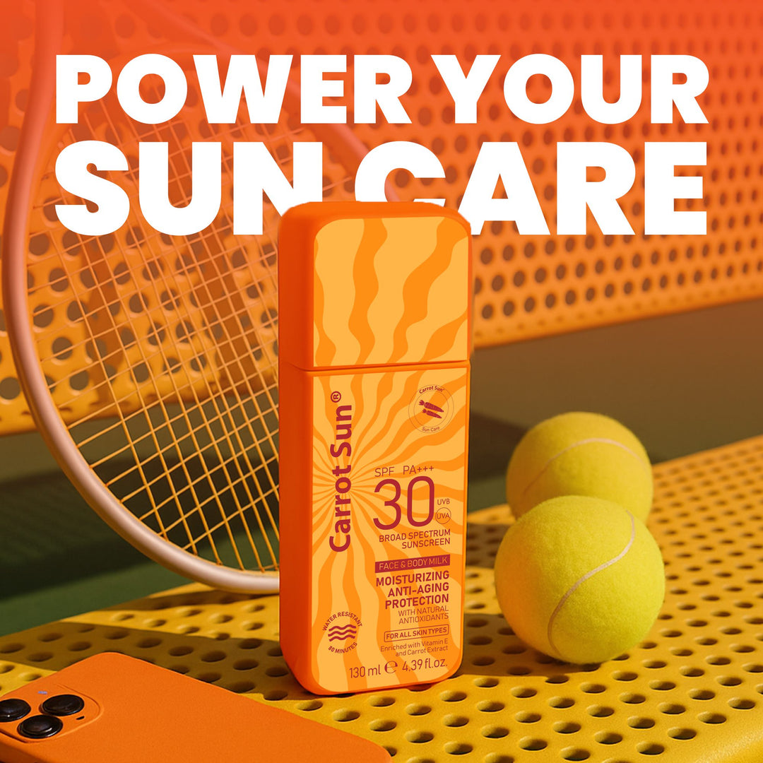 Sunscreen Carrot Sun – Body Milk Sunscreen SPF 30+ – Very High Protection and Water resistant - GLAM MODA