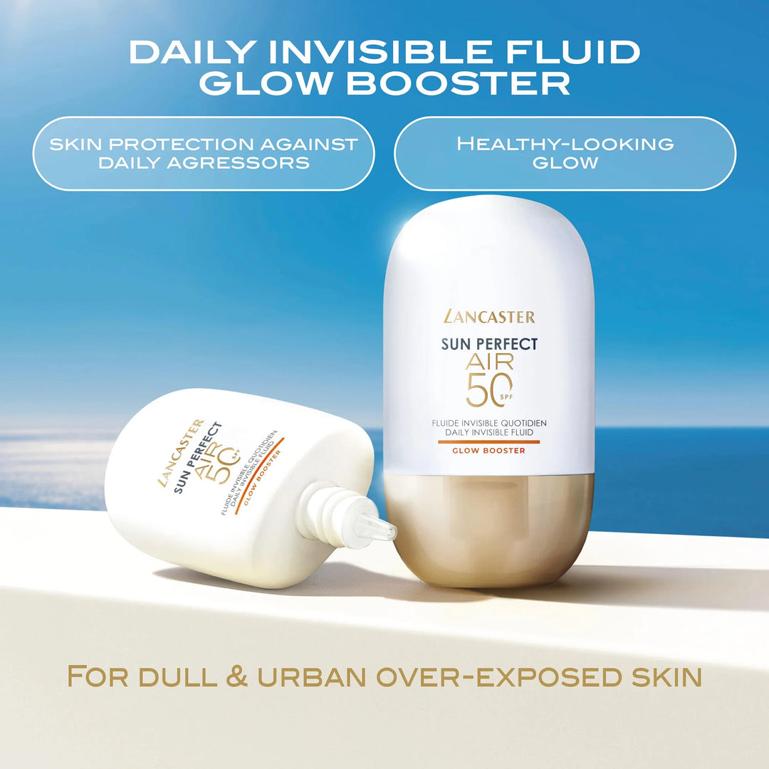Sun Perfect Air Daily Invisible Fluid SPF50 Glow Booster - GLAM MODA