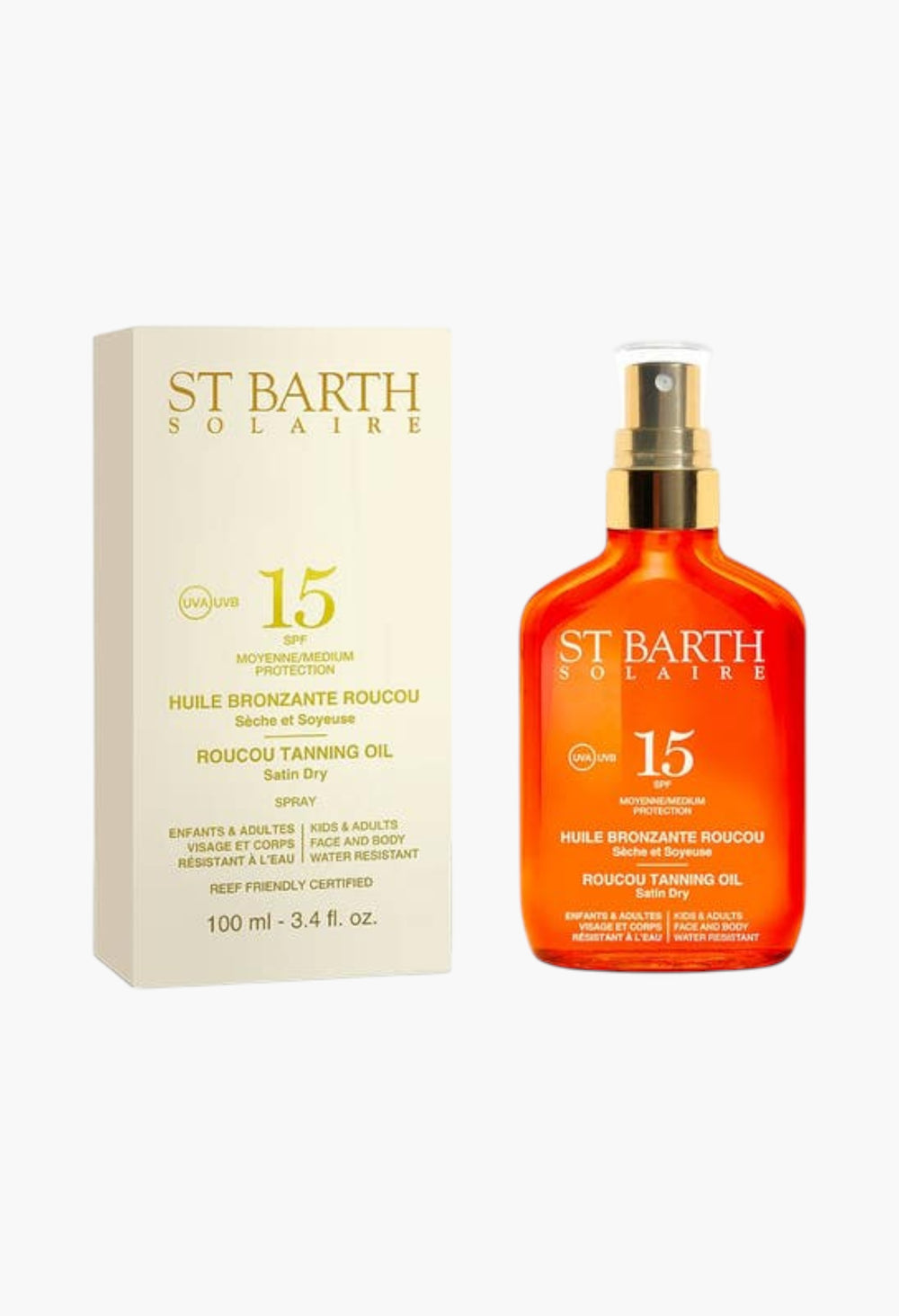 Roucou Tanning Oil SPF 15 - GLAM MODA