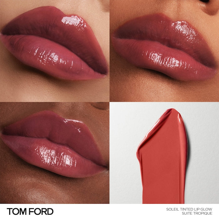 Soleil High-Shine Tinted Glow Plumping Lip Gloss - GLAM MODA
