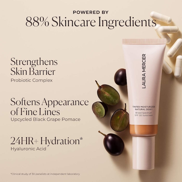 Long-Wear Tinted Moisturizer Natural Dewy Skin Tint SPF 30 with Hyaluronic Acid - GLAM MODA