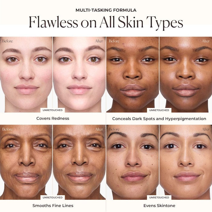 Long-Wear Tinted Moisturizer Natural Dewy Skin Tint SPF 30 with Hyaluronic Acid - GLAM MODA