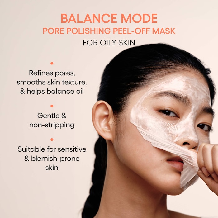 Balance Mode Pore Polishing Peel-Off Face Mask with Salicylic Acid to Control Shine & Smooth Texture - GLAM MODA