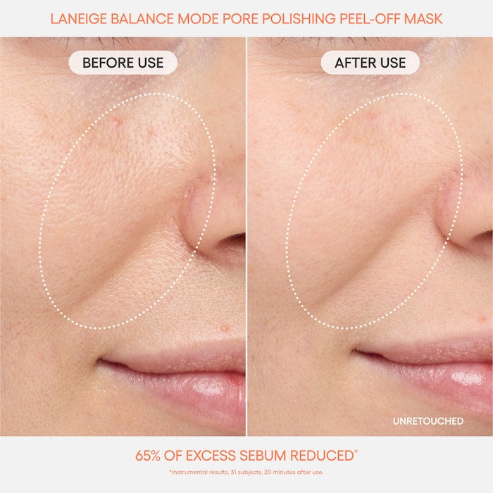 Balance Mode Pore Polishing Peel-Off Face Mask with Salicylic Acid to Control Shine & Smooth Texture - GLAM MODA