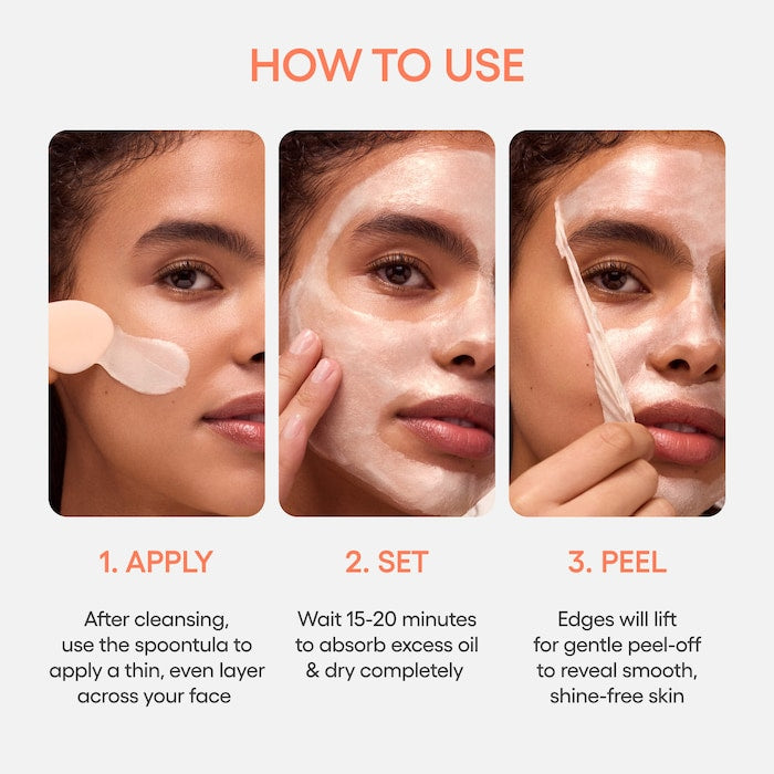Balance Mode Pore Polishing Peel-Off Face Mask with Salicylic Acid to Control Shine & Smooth Texture - GLAM MODA