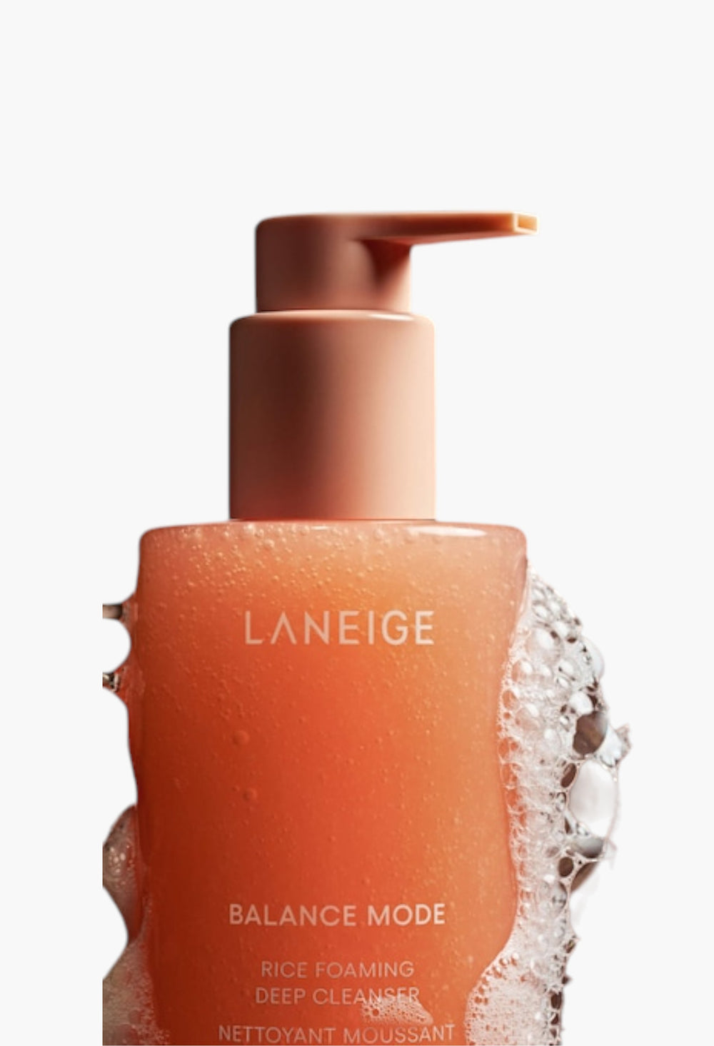 Balance Mode Rice Foaming Gel Cleanser with Glycolic Acid to Control Shine & Unclog Pores - GLAM MODA