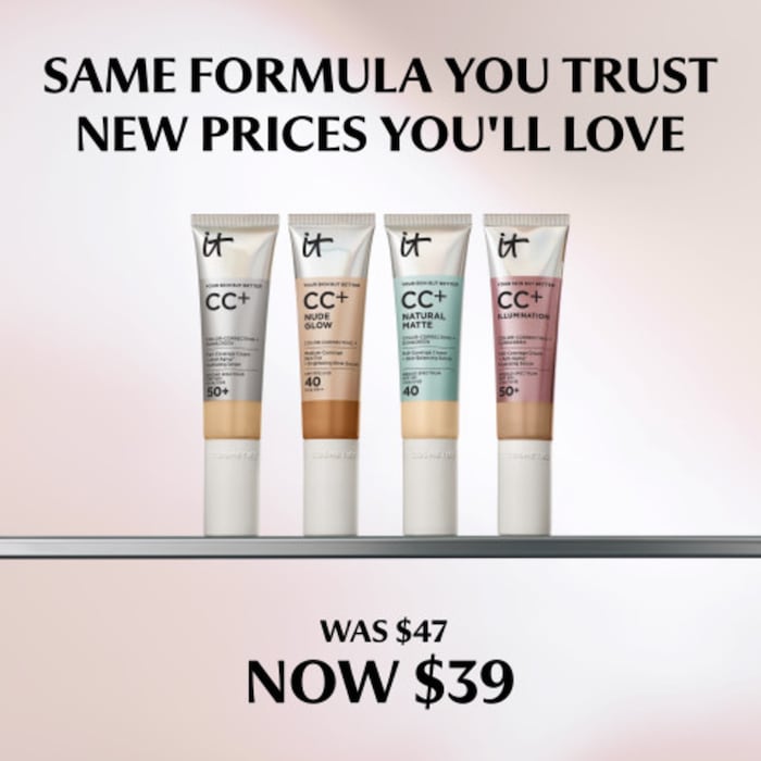 CC+ Nude Glow Lightweight Foundation + Glow Serum with SPF 40 and Niacinamide - GLAM MODA