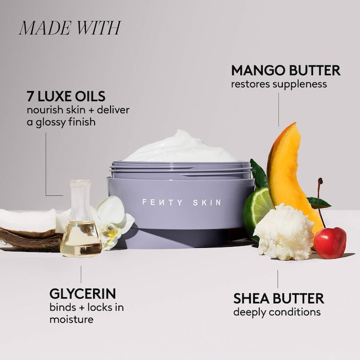 Butta Drop Refillable Whipped Oil Body Cream with Tropical Oils + Shea Butter - GLAM MODA
