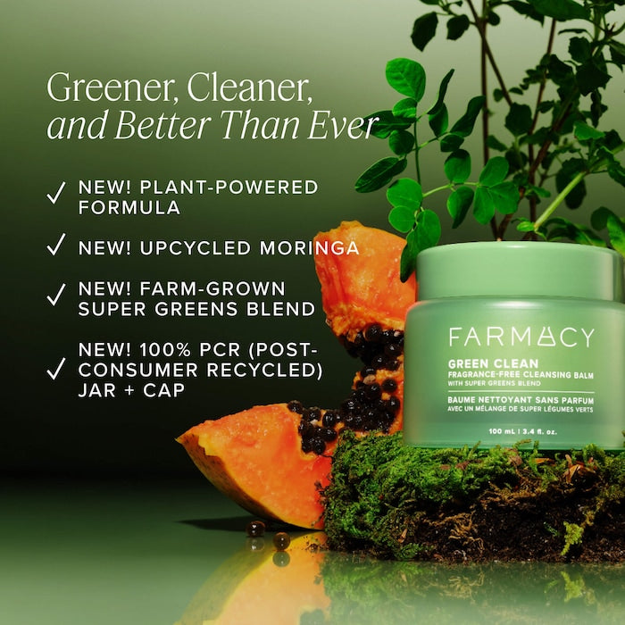 Green Clean Makeup Removing Cleansing Balm - GLAM MODA