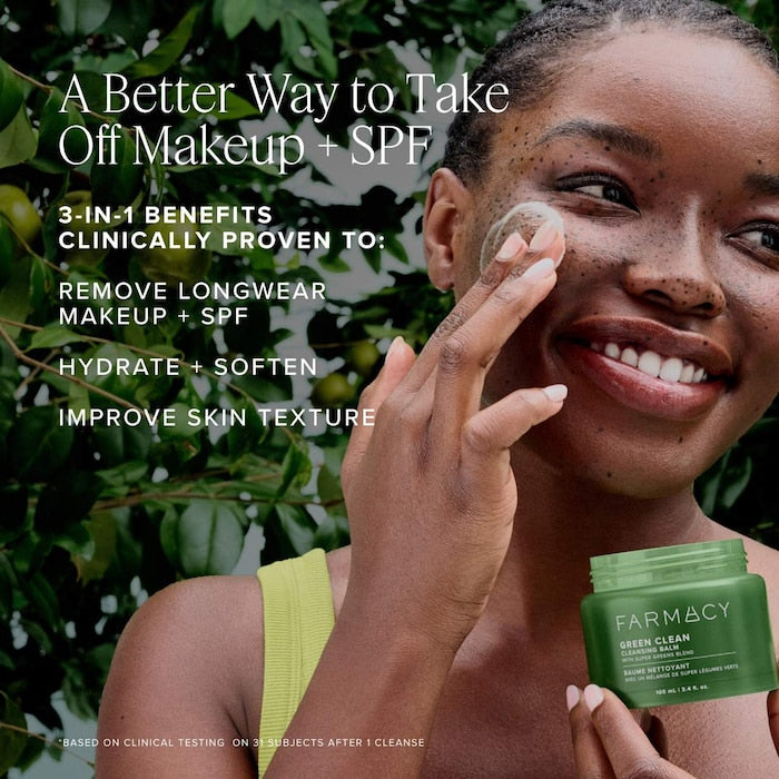 Green Clean Makeup Removing Cleansing Balm - GLAM MODA