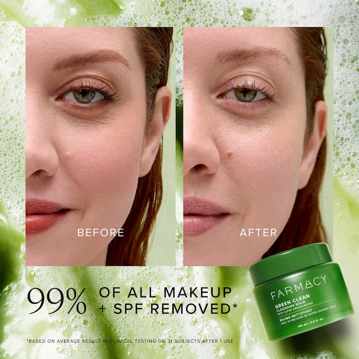 Green Clean Makeup Removing Cleansing Balm - GLAM MODA