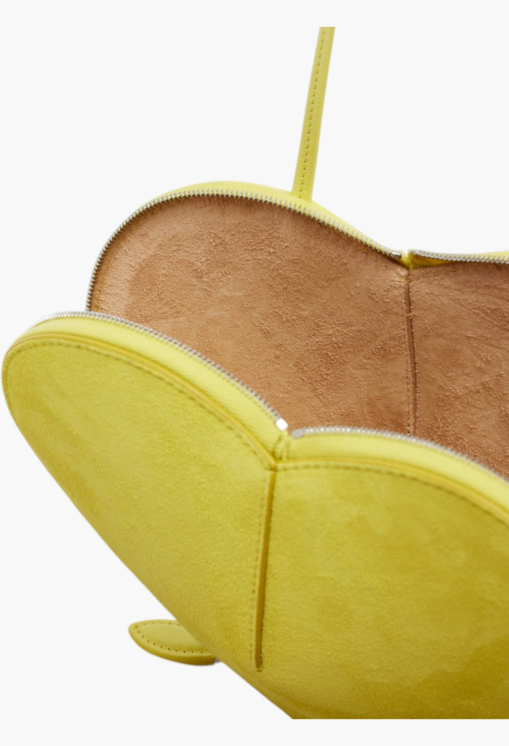 Le Cœur Leather And Suede Crossbody Bag - GLAM MODA