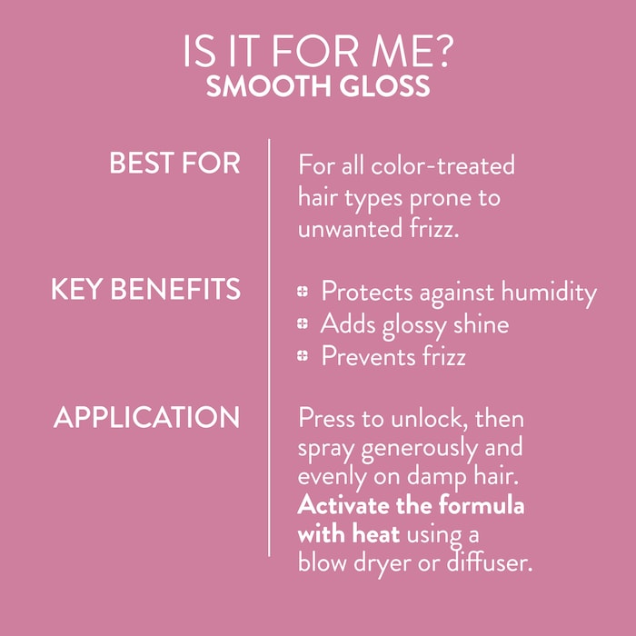 Smooth Gloss Hair Treatment Spray for Frizz Control & Hair Shine - GLAM MODA