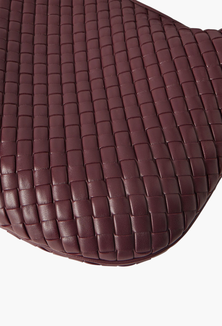 Veneta Medium Intrecciato Leather Shoulder Bag