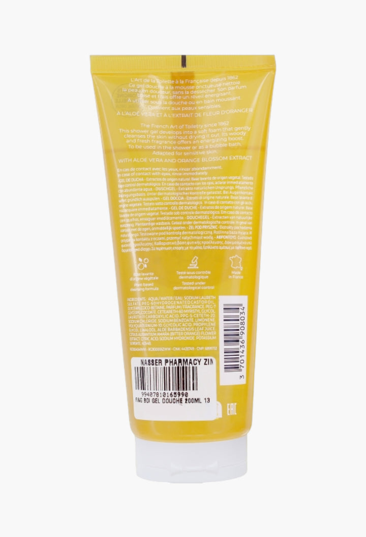 Bois D'orange Shower Gel Nourishing Cleansing With Orange Blossom, Petitgrain, Cedarwood