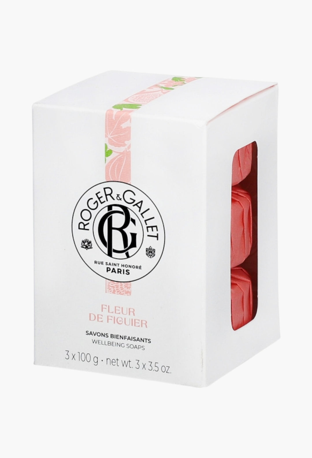 Fleur De Figuier Perfumed Soap Trio - Luxurious Foaming Bar Soap With Fig Extract & Essential Oils