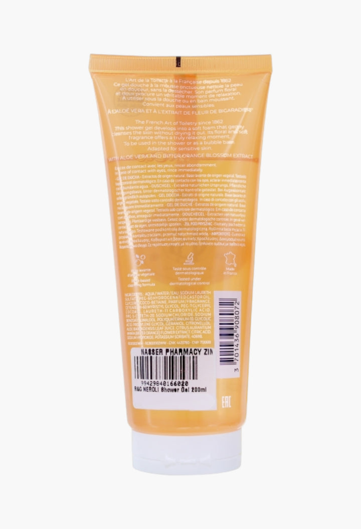 Néroli Shower Gel Hydrating Orange Blossom And Aloe Vera