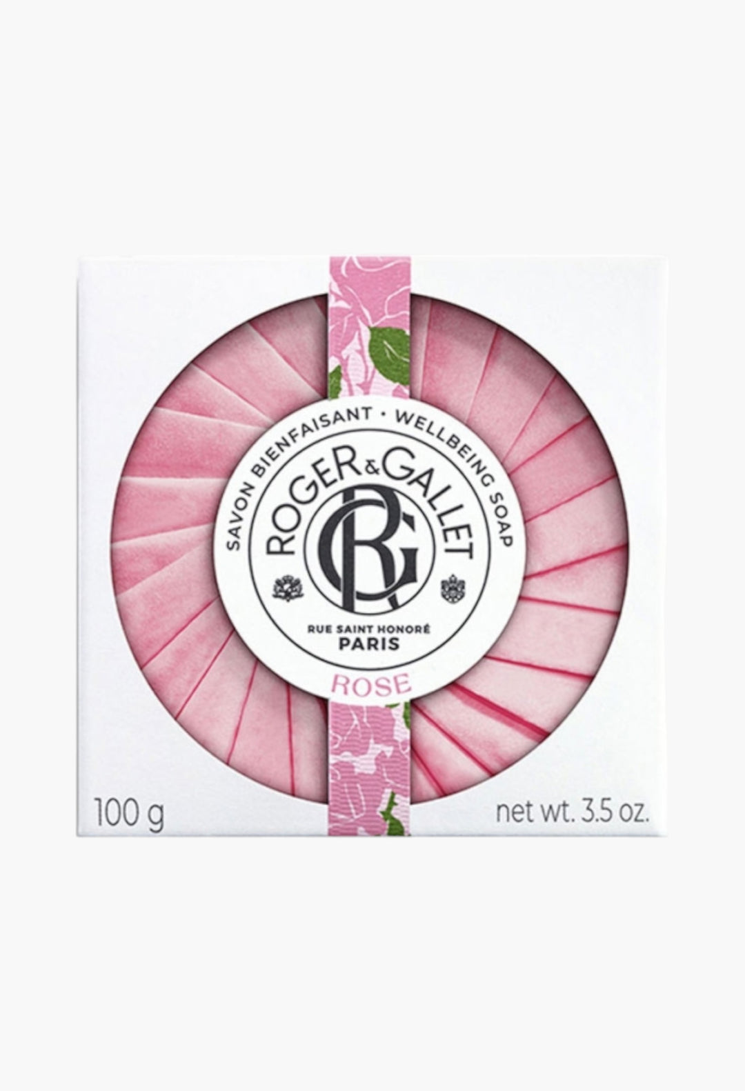 Rose Savon Voyage Perfumed Bar Soap With Moisturizing Properties And Delicate Floral Fragrance 100g Satin Finish