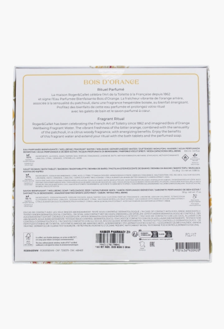 Bois D'orange Gift Set - Uplifting Fragrance With Bitter Orange & Patchouli - Moisturizing Hydration For Everyday Indulgence