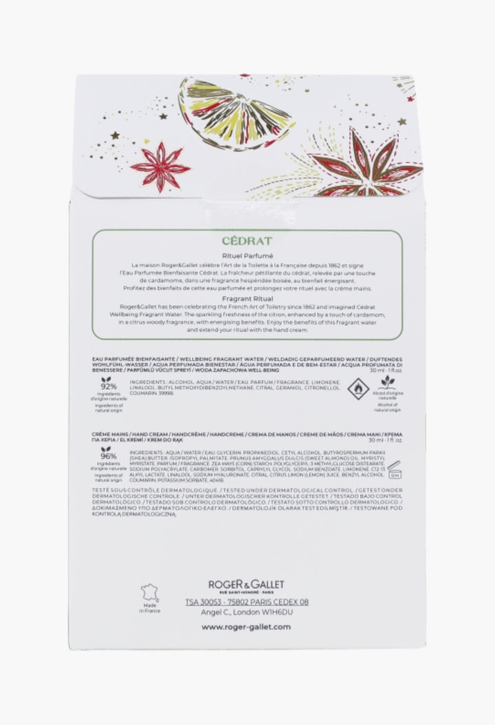 Cédrat Christmas Gift Set Refreshing Hydration With Citron, Shea Butter, Almond Oil