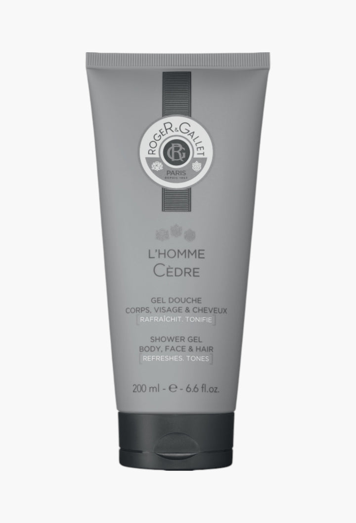 L'homme Cedre Shower Gel Nourishing Plant-based Formula With Cedar And Vetiver