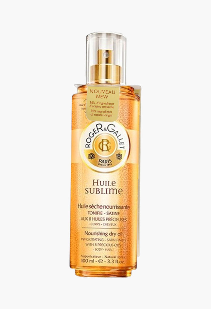 Sublime Or Dry Oil Hydrating & Nourishing Formula With Orange Essential Oil & Vitamin E