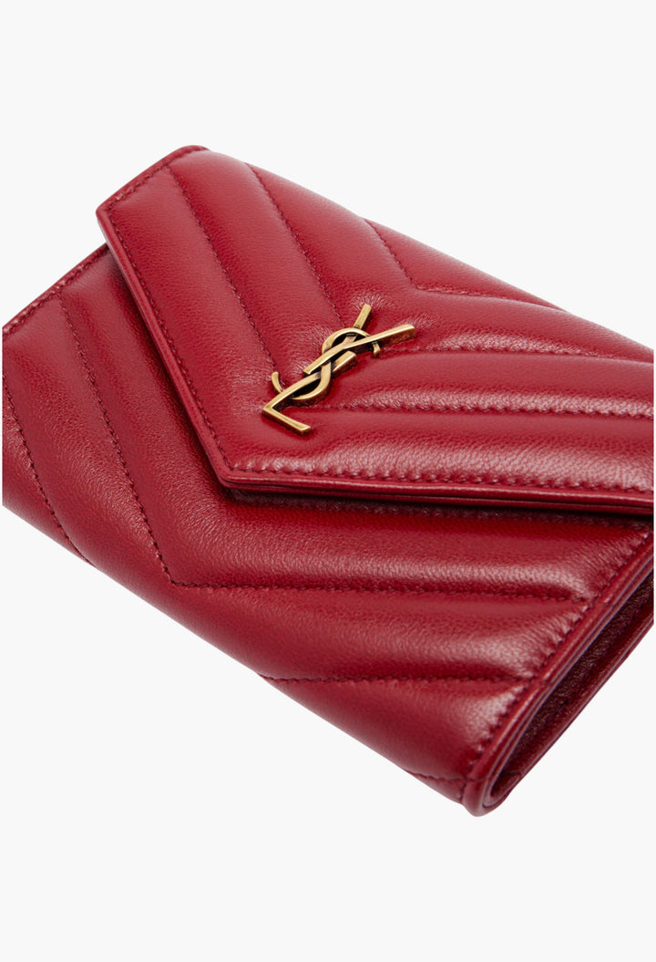 Cassandre leather card holder - GLAM MODA