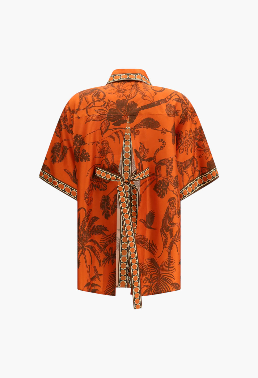 Monkey Dance silk Shirt - GLAM MODA