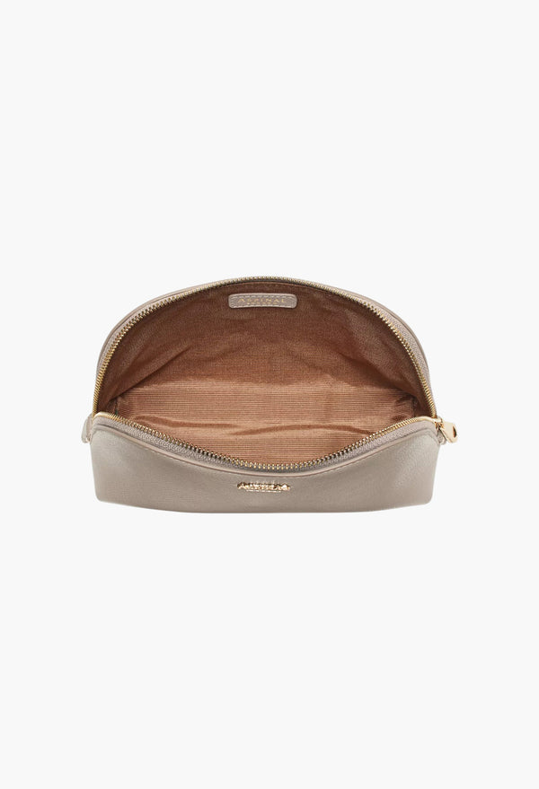 Classic Small Saffiano-Leather Cosmetic Case