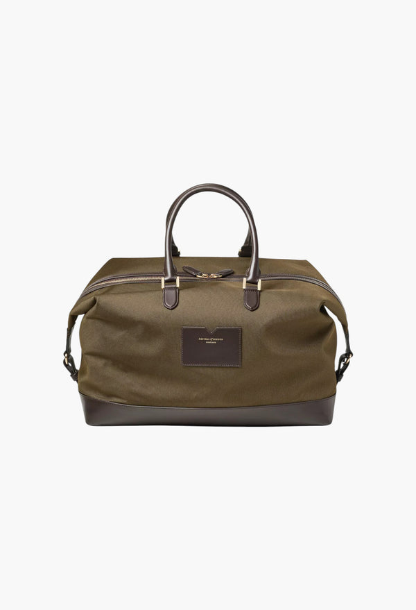 Weekend Logo-Embellished Woven Duffle Bag