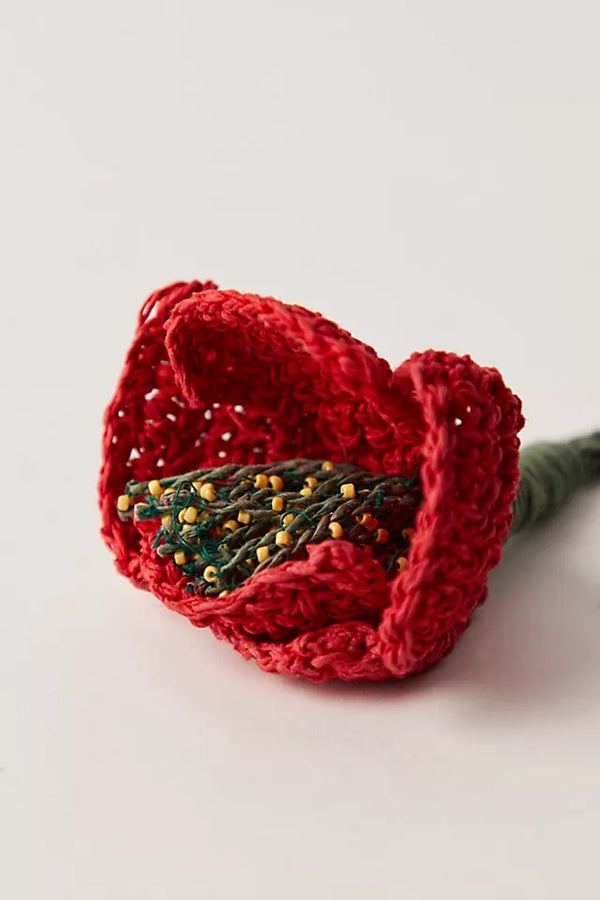 Rose - Hibiscus Flower Bag Charm