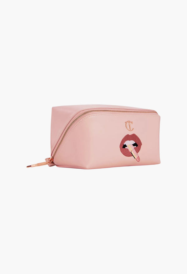 Pillow Talk Logo-Print Woven Make-Up Bag