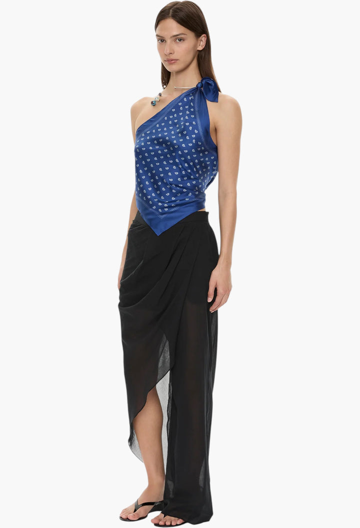 Bandana Scarf Tie Top