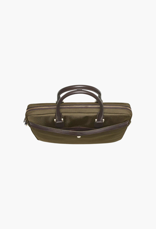 Slim Briefcase Woven Brief Case