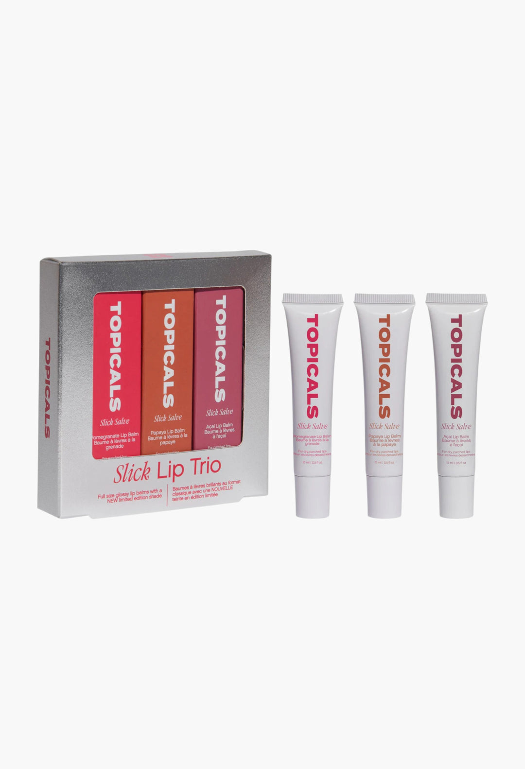 Slick Salve Glossy Lip Balm Trio - GLAM MODA