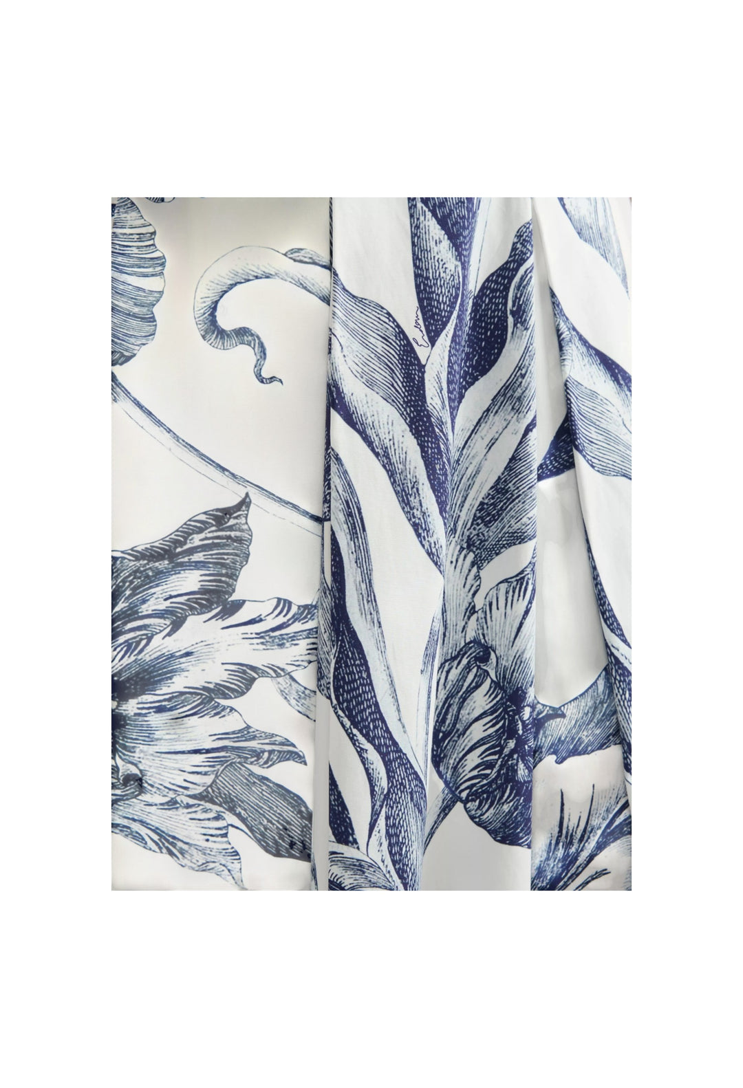 Floral Print Pleated Midi Skirt - GLAM MODA