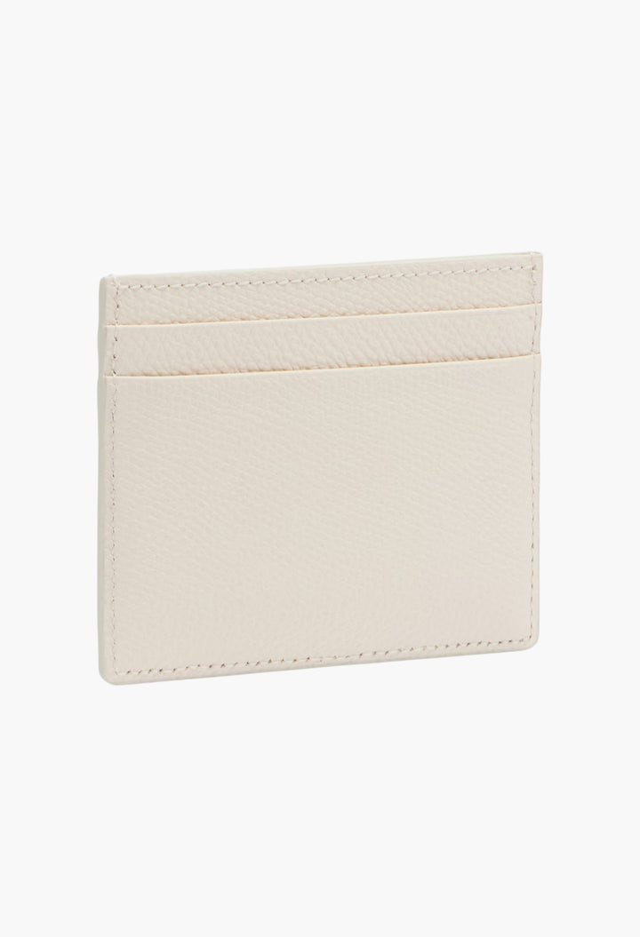 Embellished leather card holder - GLAM MODA