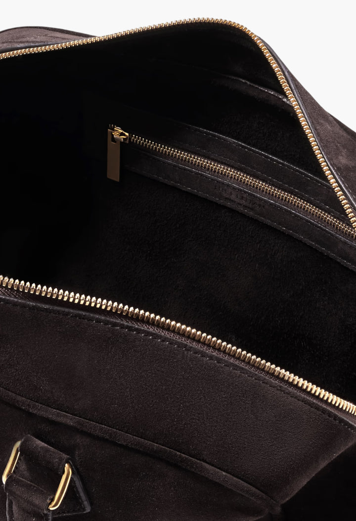 Jaclyn Suede Tote - GLAM MODA