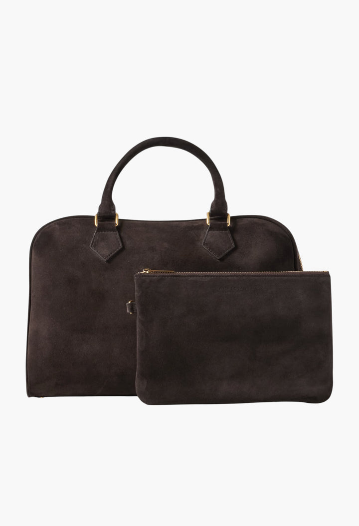 Jaclyn Suede Tote - GLAM MODA