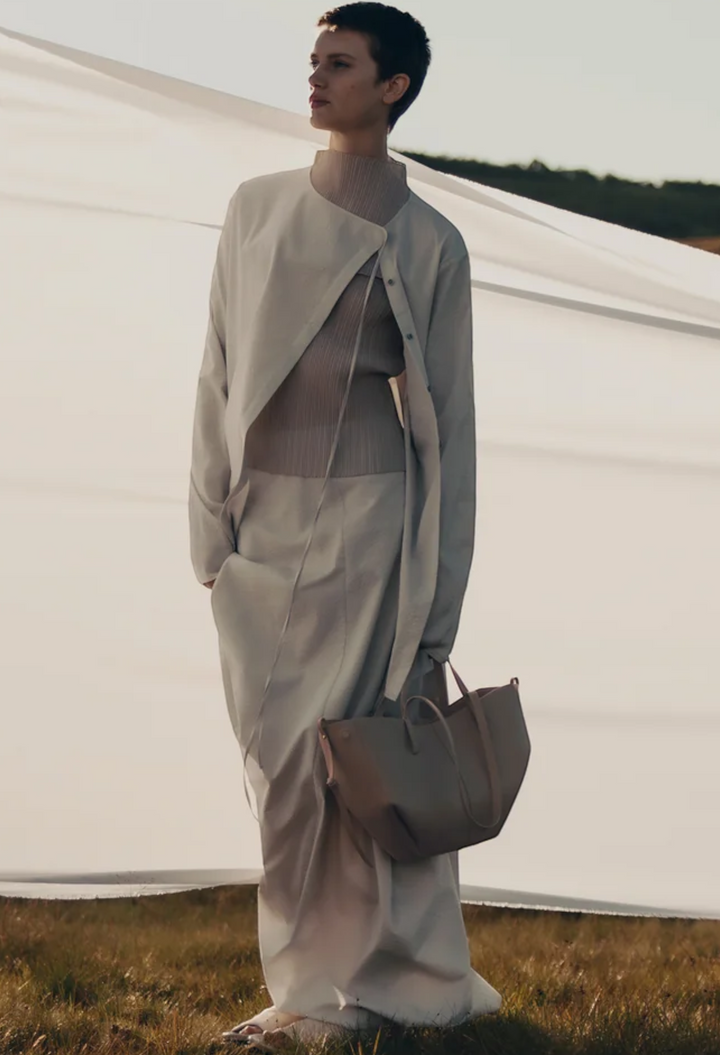 Cyme Mini Textured Taupe - GLAM MODA