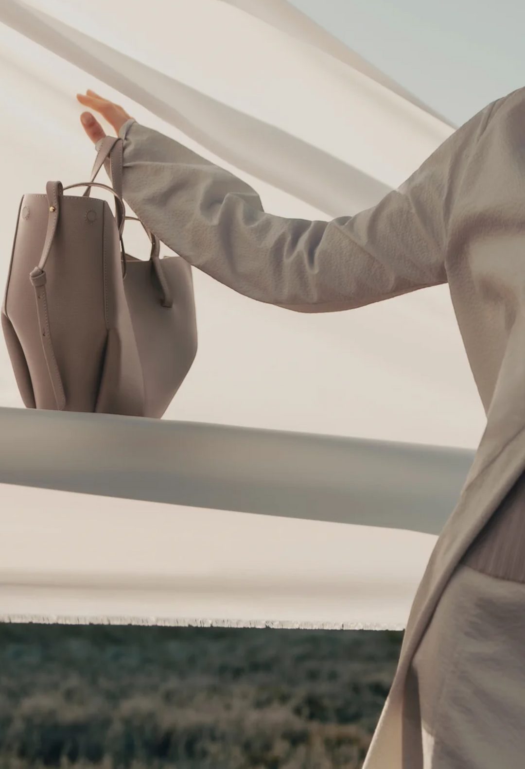 Cyme Mini Textured Taupe - GLAM MODA